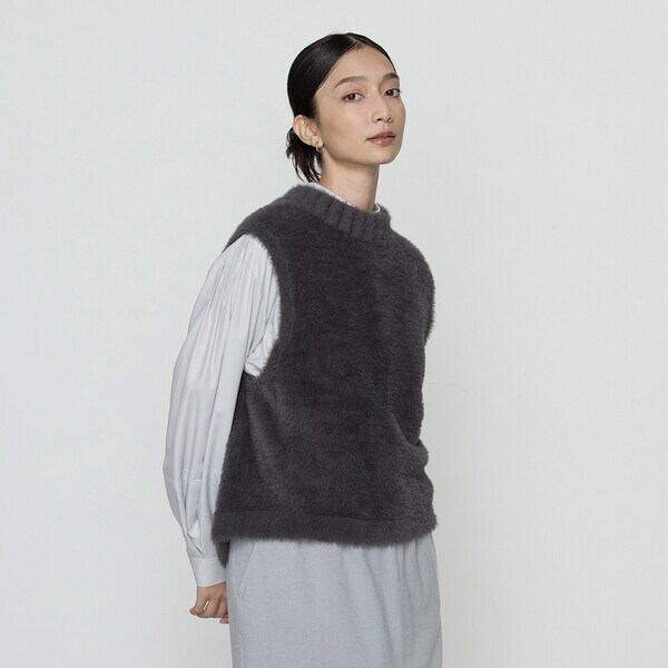 サイズ 〕 マイクロナイロンフェザーヤーン 2WAYベスト | ギャバジン