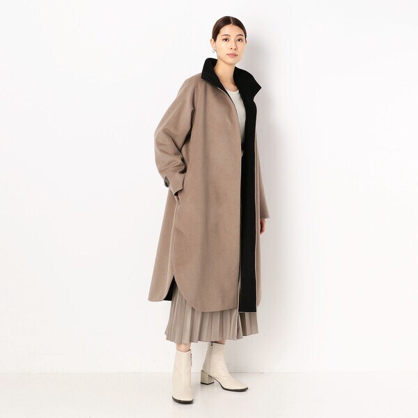 超安い】 12T727☆ 美品 ロングコート ウール アンゴラ TAKASE KIYOKO ...