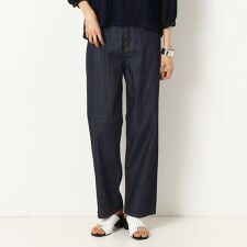 【ウォッシャブル】６オンスライトデニム　ワイドパンツ