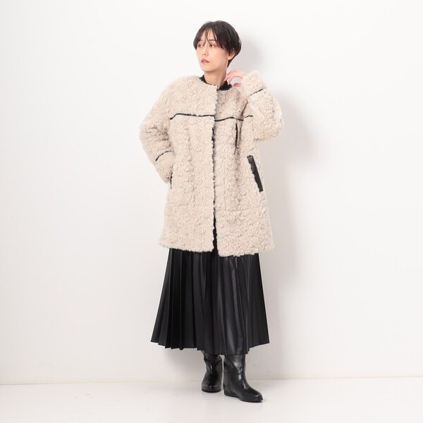 フェイクファー ロングブルゾン | K.T キヨコ タカセ(K.T KIYOKO