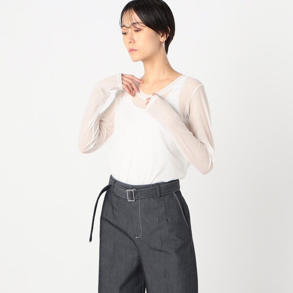 K.T KIYOKO TAKASE シアーバランサースキンＴシャツ シアーバランサー スキンTシャツ | K.T キヨコ タカセ(K.T KIYOKO