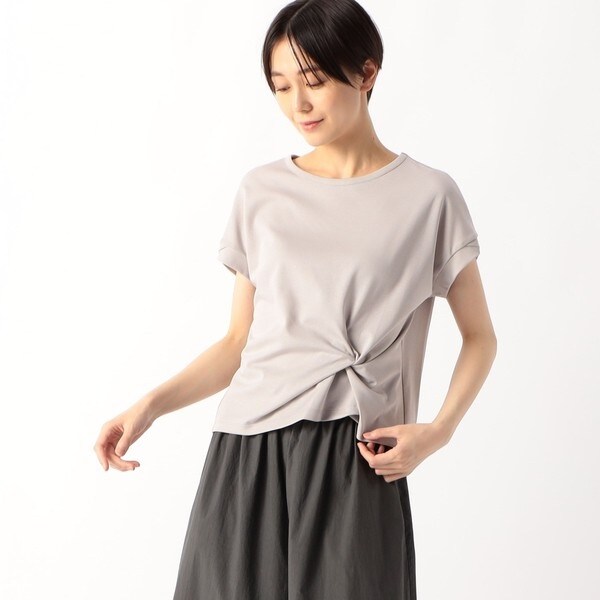 一部WEB限定カラー 】コットン強撚ポンチ デザインタックシャツ | K.T