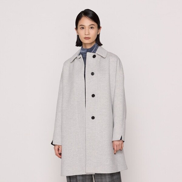 ⭐︎美品⭐︎K.T キヨコタカセ アンゴラ　羊毛　ロングコート アンゴラウール コンバーチブルロングコート（01-15WE06-203
