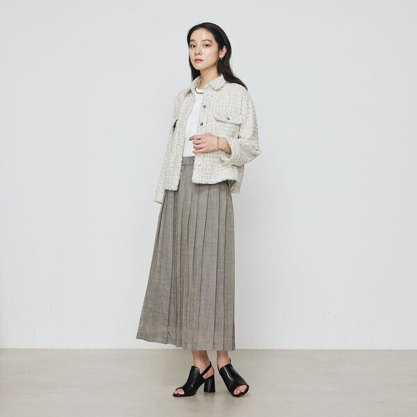 TALLサイズ 〕 サマーツイード クロプトシャツ | K.T キヨコ タカセ