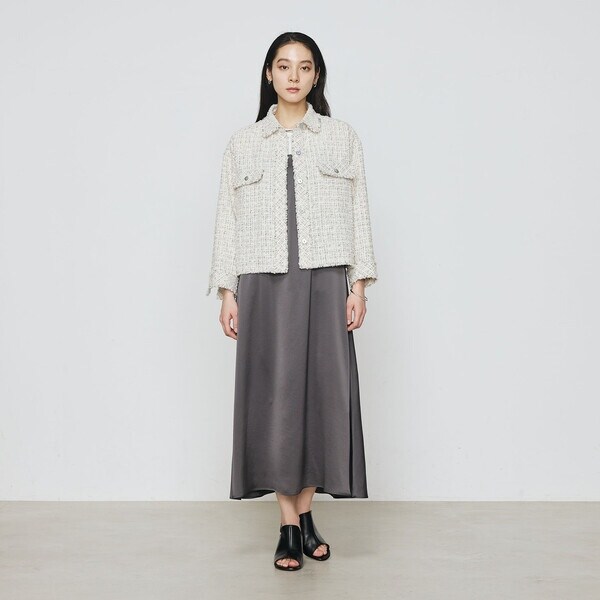 TALLサイズ 〕 サマーツイード クロプトシャツ | K.T キヨコ タカセ