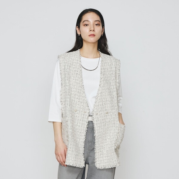 サマーツイード クロプトシャツ | K.T キヨコ タカセ(K.T KIYOKO