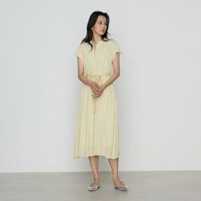 K.T キヨコ タカセ(K.T KIYOKO TAKASE)のシャンブレーカッセン シャツドレス