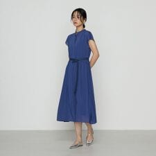 K.T キヨコ タカセ(K.T KIYOKO TAKASE)のシャンブレーカッセン シャツドレス