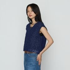 サマーツィードニット ジレ