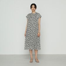 K.T キヨコ タカセ(K.T KIYOKO TAKASE)のキュプラコットンフラワープリント ドレス