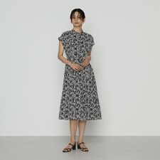 K.T キヨコ タカセ(K.T KIYOKO TAKASE)のキュプラコットンフラワープリント ドレス