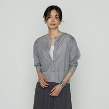 〔 Sサイズ 〕 二重編みラメニット カーディガン