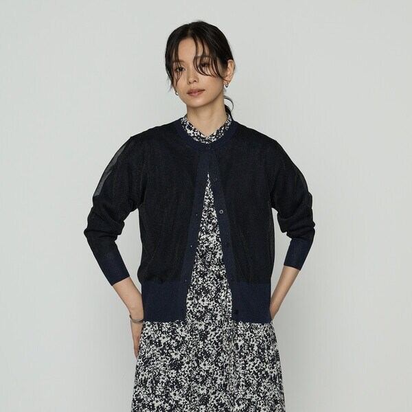seyto サイズ2 / ハンドニットラメカーディガン seyto（セイト）の「Hand knit lame cardigan / ハンドニット