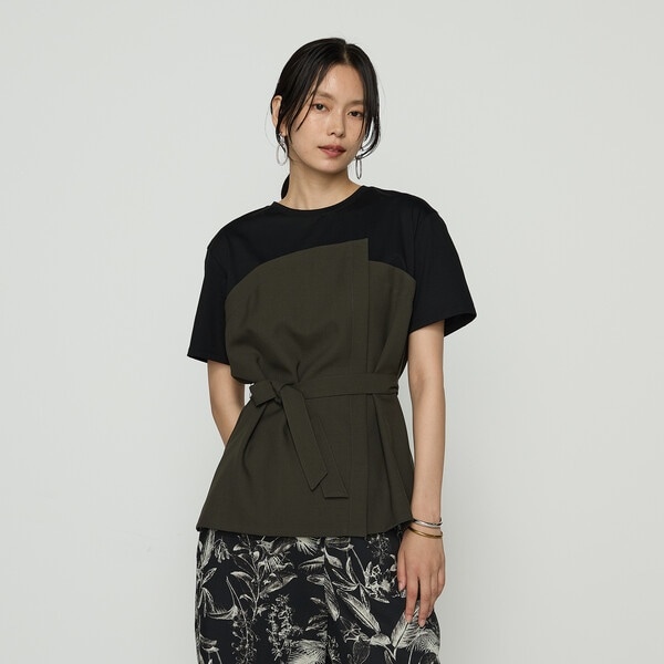 レイヤード】ジョーゼットジャージーセットTシャツ | コムサ(COMME CA