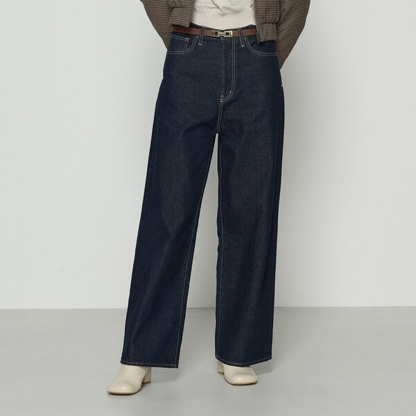 10.5オンスセンタープレス ワイドデニムパンツ | K.T キヨコ タカセ