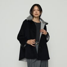 アンゴラウール ・Aラインショートコート