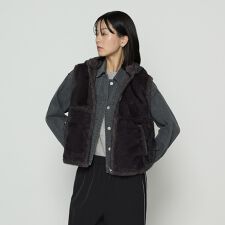 エコファー リバーシブルジレ