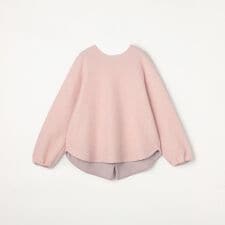 アルパカ混 ラグランスリーブプルオーバー