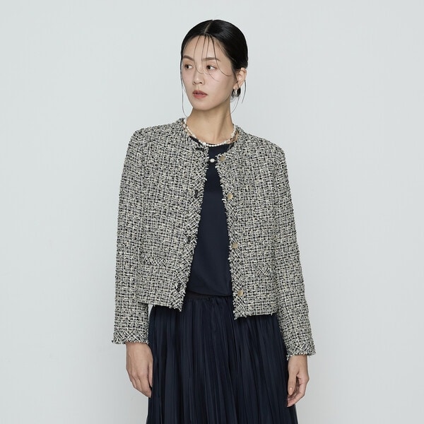 セレモニーツイード ノーカラージャケット | K.T キヨコ タカセ(K.T