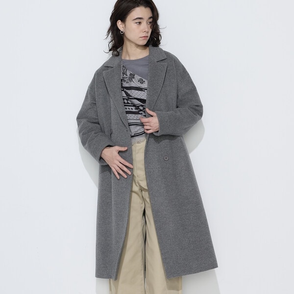 【専用です】KT 【キヨコ タカセ】ロングコート リサイクルアンゴラウール ロングチェスターコート | K.T キヨコ