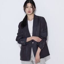 〔 TALLサイズ 〕 キュプラリネン ピークドラペルジャケット