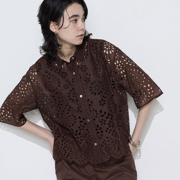 sacai  ボタニカル　刺繍　トップス sacaiより“タトゥーを刺繍した”限定アイテム、ドーバー 銀座限定