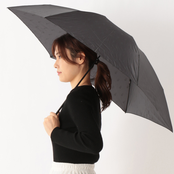 雨傘（３つ折り/折りたたみ/ミニ）【軽量/カーボン骨/UV加工】くま