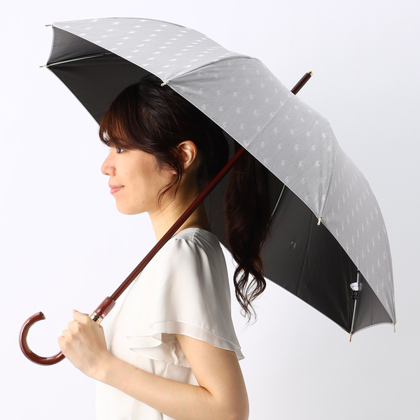 日傘（ショート/晴雨兼用）【遮光&UV遮蔽率99%以上/遮熱】ポロポニー先 