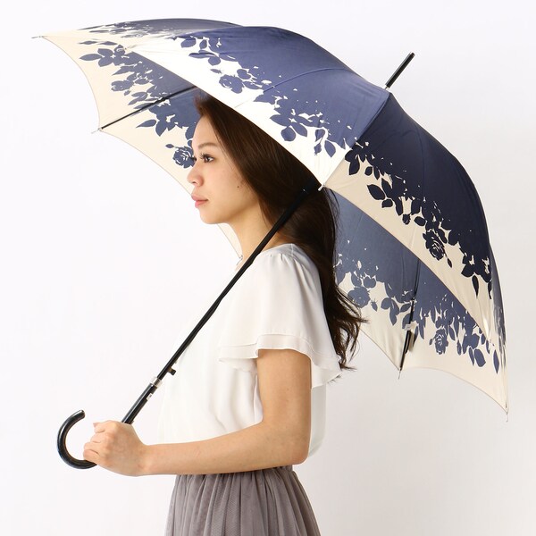 雨傘（ジャンプ傘）【耐風/グラス骨】影花（レディース