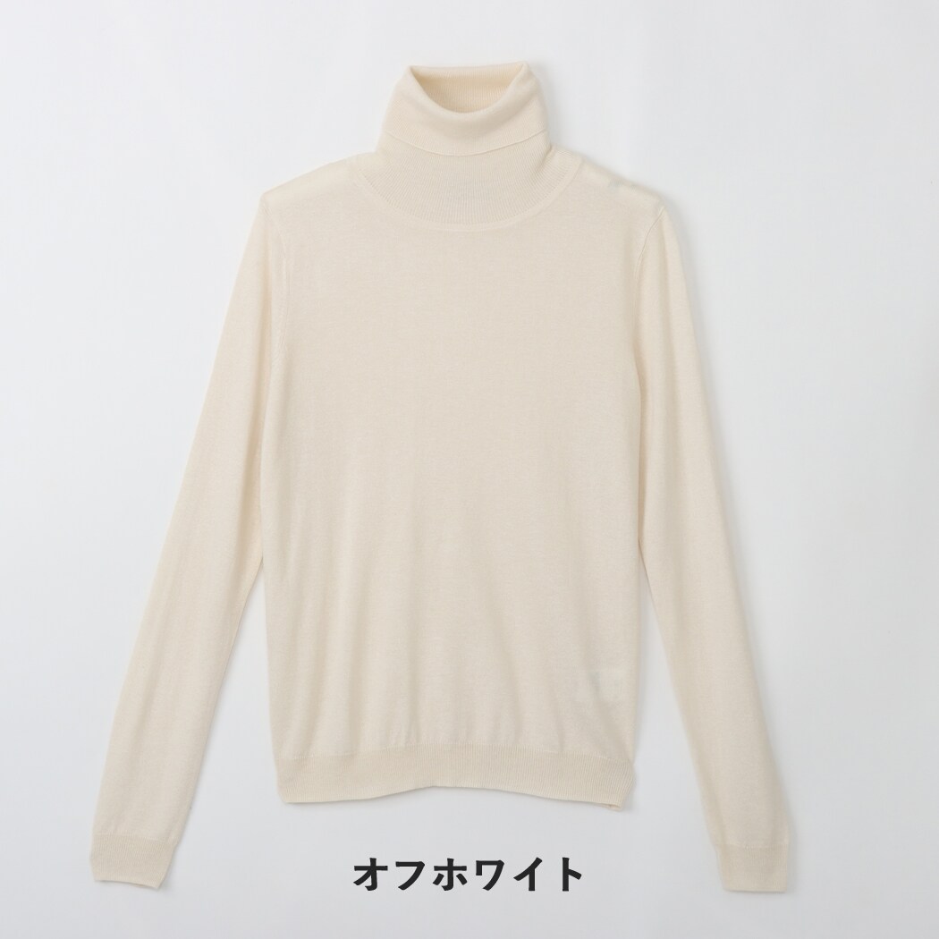 J&W TURTLE NECK シルクカシミヤタートルネックプルオーバー | アート