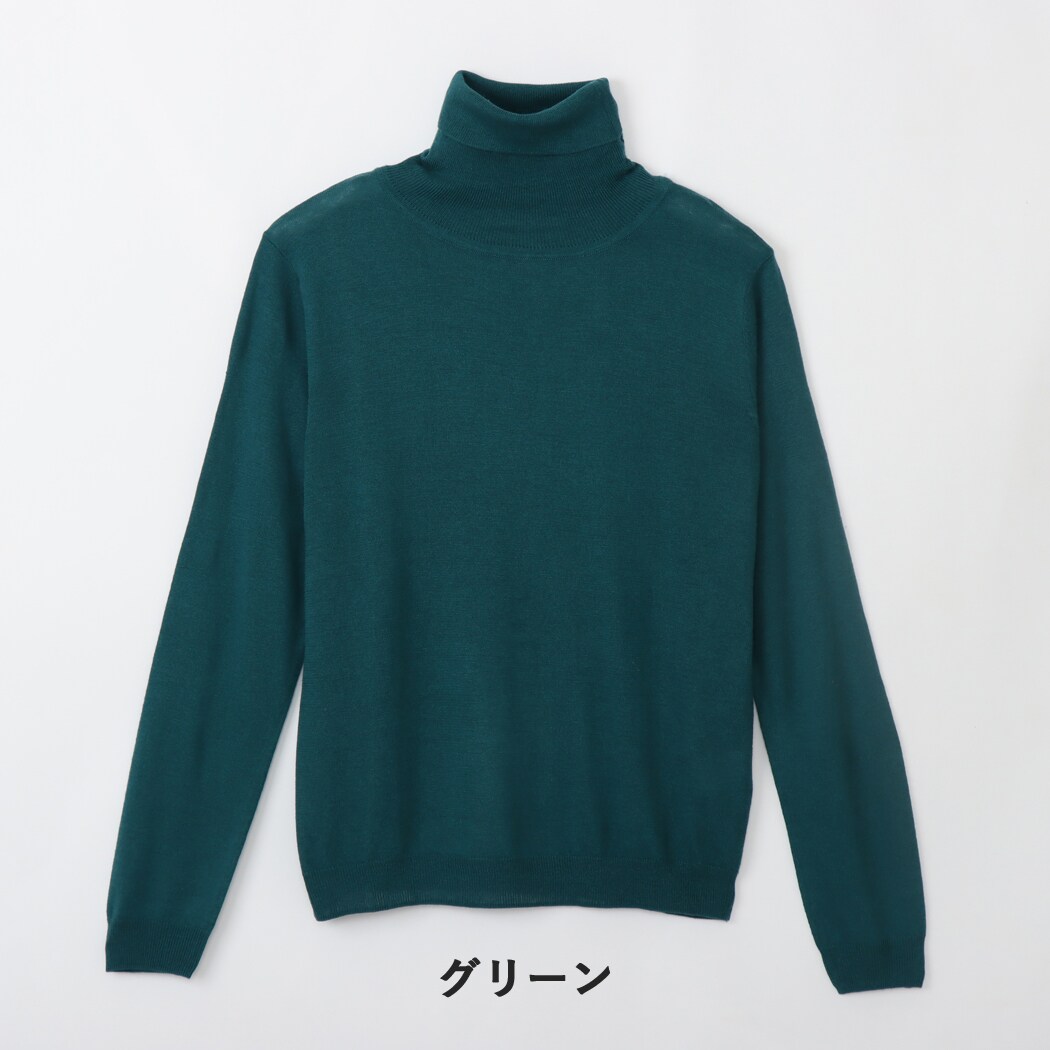 J&W TURTLE NECK シルクカシミヤタートルネックプルオーバー | アート