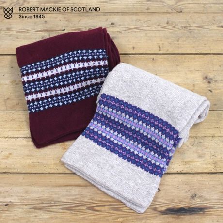 ROBERT MACKIE ロバートマッキー の 別注 ROBERT MACKIE マルチボーダー ニットキャップ ニットキャップ ビーニー