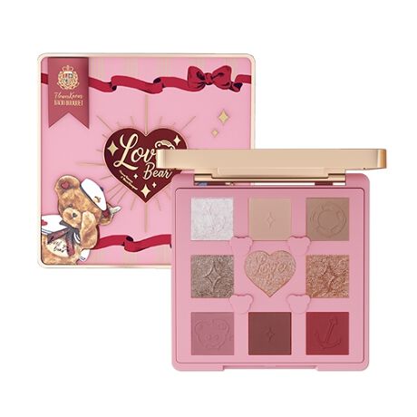 フラワーノーズ ラブベア9色アイシャドウパレット ストロベリーミルク フラワーノーズ Flower Knows ファッション通販 マルイウェブチャネル