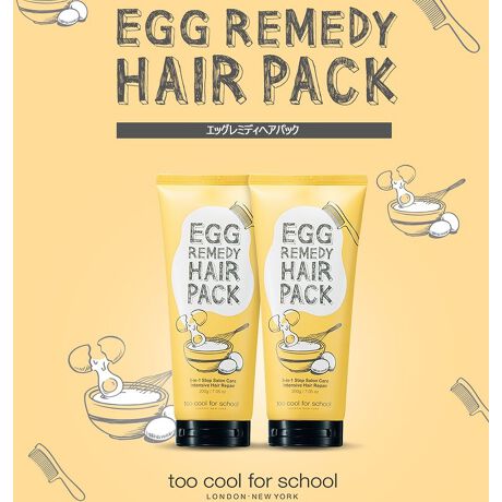 Too Cool For School エッグレメディ ヘアパック 韓国コスメ トゥークールフォースクール Too Cool For School ファッション通販 マルイウェブチャネル