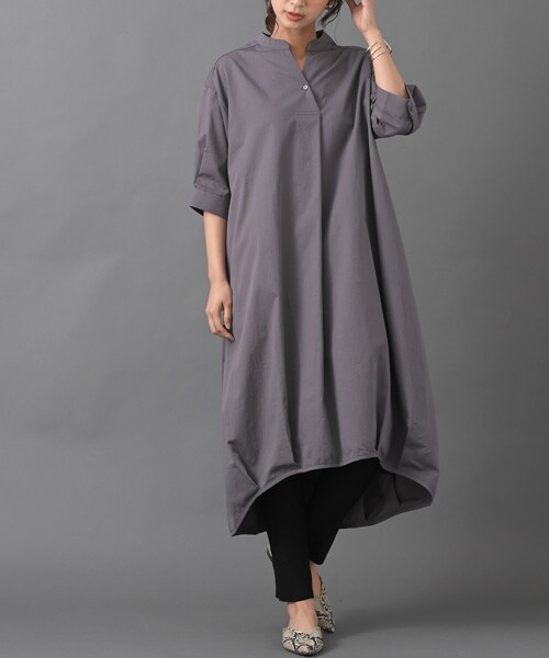 ワンピース pura WEB限定】pura コットンスキッパーワンピース | アール・ピー・エス