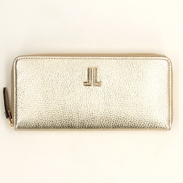 専用　新品未使用　LANVIN ゴールド 長財布牛革　ラウンドファスナー　現行品 専用 新品未使用 LANVIN ゴールド 長財布牛革 ラウンド