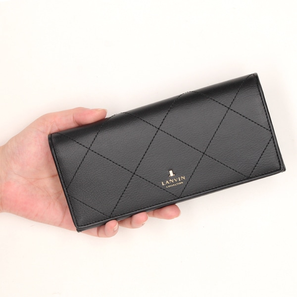 【LANVIN】国内発送 長財布 ラペリパース ラウンドファスナー ラウンドファスナー長財布【ラペリリュクスパース】|LANVIN