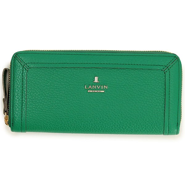 LANVIN ランバン コレクション 長財布 ラペリパース グリーン リボン LANVIN COLLECTION 《雑誌掲載商品》【ランバンコレクション