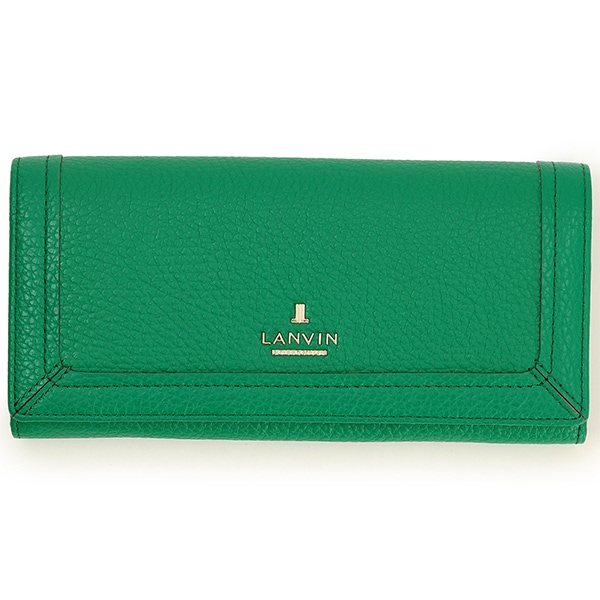 LANVIN ランバン コレクション 長財布 ラペリパース グリーン リボン LANVIN COLLECTION 《雑誌掲載商品》【ランバンコレクション