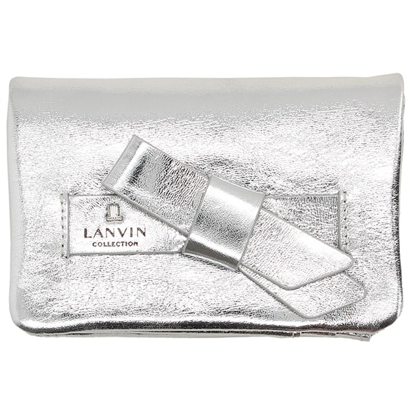 【LANVIN】国内発送 二つ折り財布 ラペリパース 小銭入れ リボン 二つ折りコンパクト財布【ラペリパース】|LANVIN COLLECTION