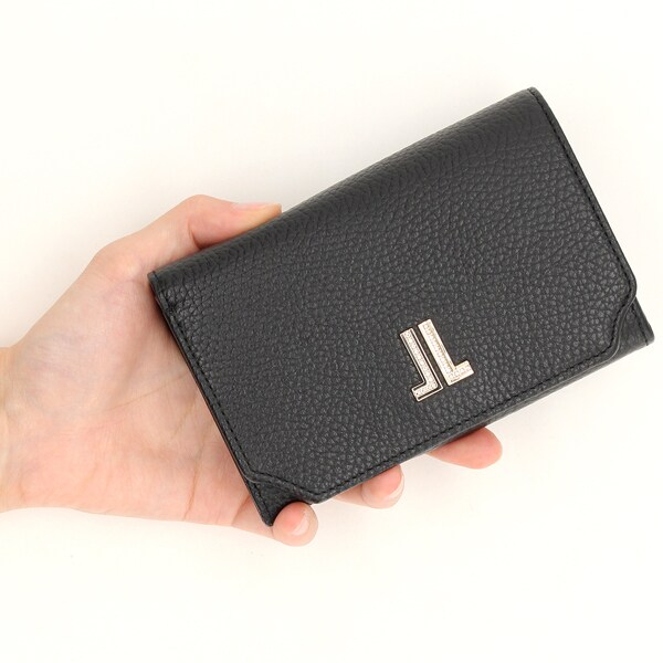 【ランバンコレクション】 レジェパース 二つ折り財布 ブラック レザー 箱付き ランバンコレクション】レジェパース 二つ折り財布 | ランバン