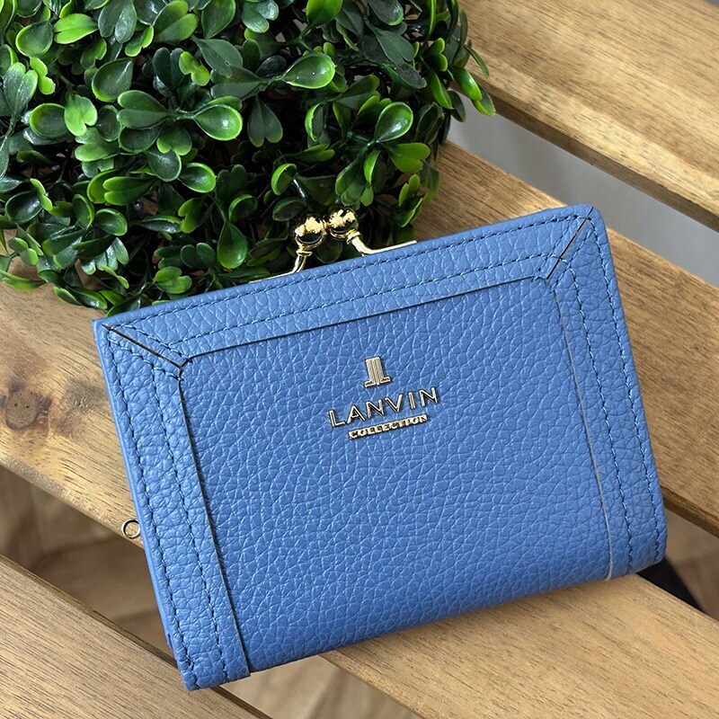 ランバンコレクション】レジェパース 二つ折りがま口財布 | ランバン