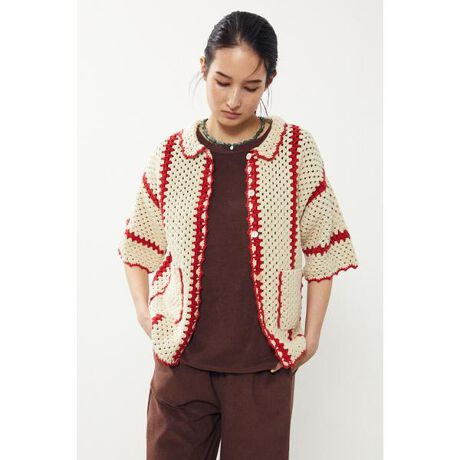 crochet cardigan | ブラック バイ マウジー(BLACK BY MOUSSY 