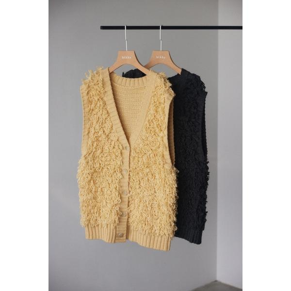 loop knit vest | ブラック バイ マウジー(BLACK BY MOUSSY