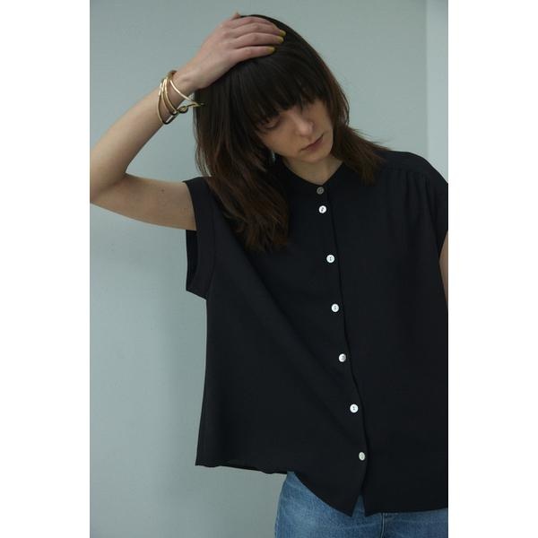 gather shirt | ブラック バイ マウジー(BLACK BY MOUSSY) | 070GS730