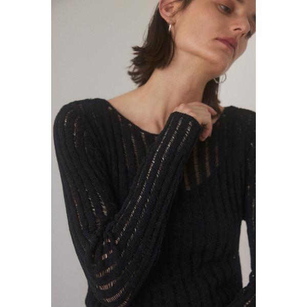 drop needle knit tops | ブラック バイ マウジー(BLACK BY MOUSSY