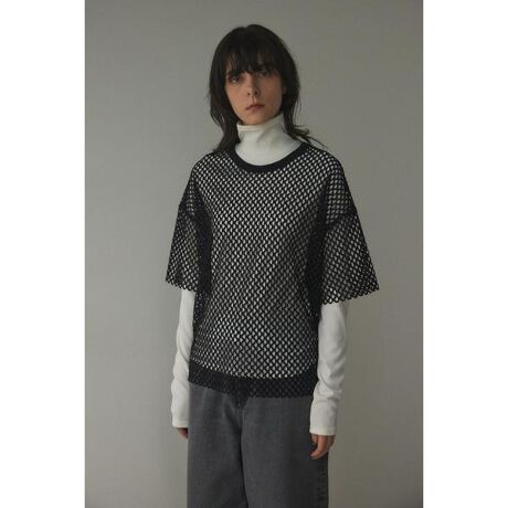 [^ԁF070HS080-0310]mesh knit tops(bVjbggbvX)yfUCEX^COzbVfނŃ[YTVcȂ̂ŃCi[ɃT^NL~d˃C[hX^Cy߂ꖇBLC߂ȃ{gJWAȃACeƍ킹邱ƂŃX^COL܂ByfށzbVfނ̃Jbg\[gpĂ܂BA͐؂ςȂ̎dlłBɂ͂ӂBF聡򊴁FȂ݁F聡LkF₠聡nFȂBê̓TvƂȂĂAƂ͎኱قȂꍇ܂̂łB