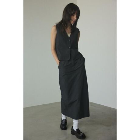 [^ԁF070HS031-5090]lowrise tight long skirt(ECY^CgOXJ[g)yfUCEX^COzVu[̂悤ȏ_炩y₩ȑfނgXJ[gBcompact vest (RpNgxXg)ƃZbgAbvŒ邱Ƃ߁BTVcJWAȃgbvXƍ킹ĂoX悭VGbgɂȂĂ܂ByfށzʂÂJɝݐ􂤎ɂA𑽂AʉoARȂ炩̂镗ɎdオĂ܂B@􂢁ijɂȂ܂BFȂ򊴁FȂ݁F聡LkFȂnFȂp̏i̓TvłBۂ̏iƎdlAHATCY኱قȂꍇ܂B