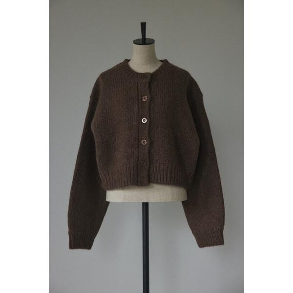 wool compact cardigan | ブラック バイ マウジー(BLACK BY wool compact cardigan | ブラック バイ マウジー(BLACK BY