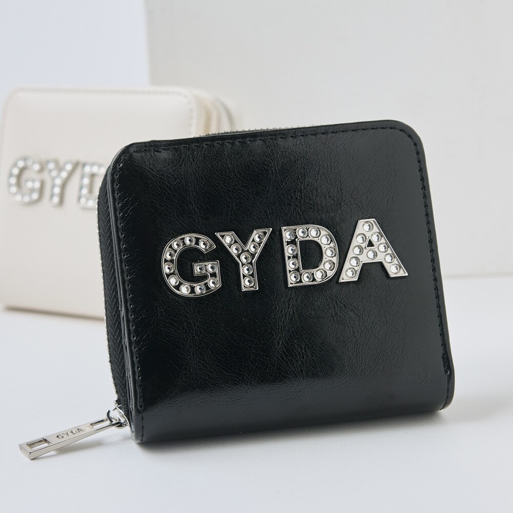 GYDA(ジェイダ)ラウンドファスナー二つ折り財布 GY-W231 スタッズ